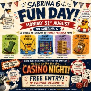 Event image for Sabrina 6 Fun Day & Casino Night